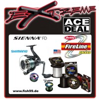 Shimano Sienna FD Top Spinnrolle - Rolle in 7 Varianten mit geflochtener Schnur