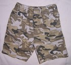 Boy's 'Faded Glory' Size 4T Camouflage w/ Pockets Shorts - 18" x 4"