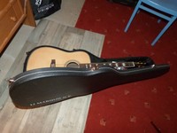 Gitarrenkoffer für Folk oder Westerngitarre lederstruktur neuwertig