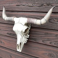 Schädel Bullenschädel Stierschädel Western Skull Horn Country Wacken kaufen NEU