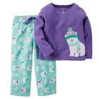 NWT ☀FLEECE☀ CARTERS Girls Pajamas New BEAR 2T $22