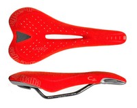 Selle Italia C2 Gel-Flow Nubuk Rot S2 Sattel Fahrrad Rennen Sattel Sitz