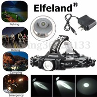 Elfeland 9000Lm XPE LED Kopflampe Stirnlampe Headlamp 18650 AAA + Ladegerät