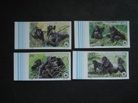 Ruanda WWF Michel Nr. 1292 B-1295 B postfrisch