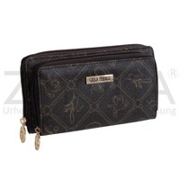 Giulia Pieralli - XXL Damen Geldbörse Portemonnaie Geldbeutel Börse - Kaffee