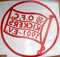  OFC Kickers Offenbach Aufkleber  Wappen 45 cm