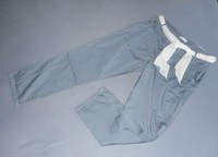 *Promod* grau-blaue Chino/ Sommerhose Gr.40* +Gürtel* 100% Baumwolle* taubengrau