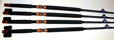 Okiaya Composit 30-80Lb "The Mack Daddy" Saltwater Big Game Roller Rod Set of 4