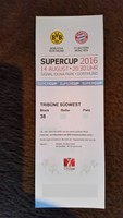 1 Top Ticket DFL Supercup  Borussia Dortmund - Bayern München 