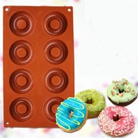 Silicone Baking Donut Doughnut Cake Bake Chocolate Soap Jelly Mold Mould 