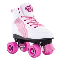 Rio Roller Pure Quads Rollschuhe Disco Roller weiß-pink NEU 63135