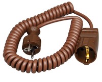 Kopp Spiral Verlängerung 2,5m 140206096 H 05 VV-F 3G 1,5mm² 16A 250V~