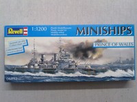 Revell 06805 Bismarck 1:1200 Teilweise gebaut & nicht eingetütet