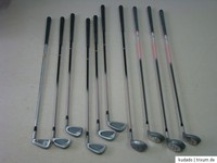 Nr.D2585 Gebrauchte Golfschläger 10 Stück - Eisen - Hölzer - 1,3,4,4,5,6,6,7,P,S