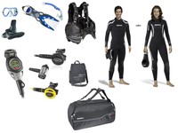 Mares Flieger Komplettset Tauchausrüstung wenig Gewicht Dive Set