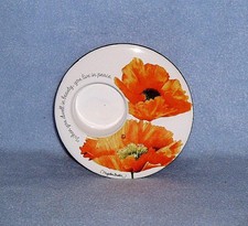 Marjolein Bastin Nature's Journey Poppy Ladybug Tealight Holder 2008 Demdaco
