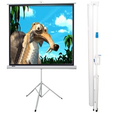 Maxstar 50"x50" Portable Tripod Folding Projection Screen Diagonal 70"