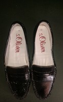  Mokassin/ Ballerina von S Oliver schwarz Gr.40 ungetragen