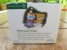 Dept 56 Dickens Village - Dickens Learns To Read 58577