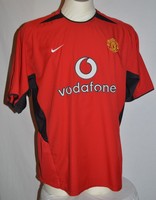 Trikot von Manchester United, Saison 02-04, Größe XL, Nike, Rot   -Sammlerstück-