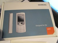 Siemens A 31 OVP Anthracite/Silber Simfrei  mit Lader gebr Art Nr. 10X