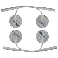 4 x Elektroden 25mm klein Gesicht / Elektroakupunktur TENS EMS Reizstrom Gerät