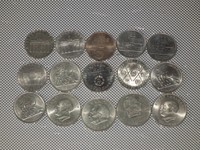  Lot 15 x DDR Münzen  5 Mark 10 Mark und 20 Mark DDR  