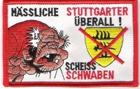 Anti Stuttgart Aufnäher "Hässliche" Kutte Weste Fan Patch Block Kurve + neu +