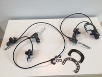 Magura HS22 Evolution Vorne und Hinten, 1 Carbon Brakebooster