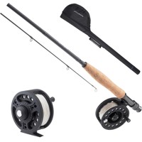 Kinetic Waterspeed G2Fly Combo Fliegencombo Fliegenrolle Schnur Backing Rute 5/6