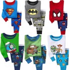 Baby Kid Toddler Boy Superman Top Pants Pajamas Sleepwear Nightwear Clothing Set