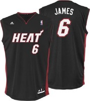 NBA Basketball Trikot/Jersey Revolution30 MIAMI HEAT Lebron James #6 black