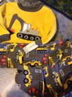 NWT Boys LS 18 M Carters Fleece 2 Piece CONSTRUCTION PAJAMAS SO CUTE!!! New!