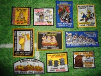 10 Anti Dortmund Aufnäher B  für die Fan-Kutte Fan neu und ungebraucht