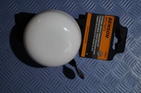 XL Ding Dong Fahrradklingel 80 mm Weiß Fahrradglocke Fahrrad Klingel Glocke