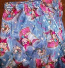 Girls Pajama Pants sz 14-16 GIRL CONNECTION Silky,Shiny Blue Sleeping BeautyNEW 