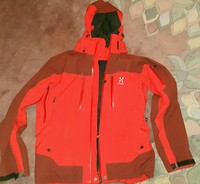 Damen Jacke Haglöfs XL  p2 verte Q Jacket Rot /Braun