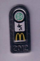 DFB McDonalds Fussball Abzeichen 2012 Pin !!