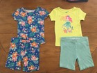 Good Used Condition!Carter's Baby Girl 24 Months 4 Piece Pajama Set