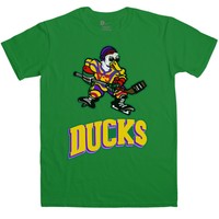 Herren Mighty Ducks T Shirt - Mighty Ducks Logo