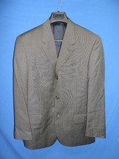 Daniel Hechter 40 R Brown Gray Tweed Blazer 3 Button Sport Suit Coat Wool Jacket