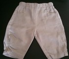 Cyrillus Paris Boutique baby boy 6 month Tan linen 55% pants EUC dressy trousers