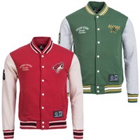 Majestic NHL Eishockey Senell Fleece Lettermann Herren Collegejacke XS - 2XL neu