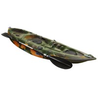 SSV Waterside Sit on Top Angel Kajak Fishing Kanu Angelboot inkl. Paddel 270cm