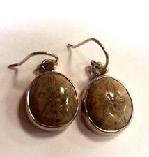 sterling silver drop dangle scarab 925 earrings