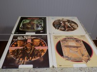Lot of 4 Vintage JOHN WAYNE RCA / CBS Video Discs SelectaVision CED Format