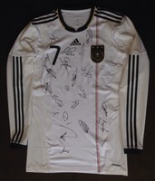 DFB Matchworn Deutschland Spielertrikot adidas XL Schweinsteiger Handsigniert