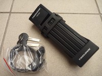 TRELOCK Faltschloss FS 200 TWO.GO schwarz 75 cm