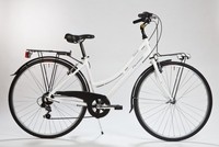28" ZOLL ALUMINIUM DAMEN FAHRRAD CITYRAD TREKKINGRAD REGINA VENEZIA WEISS CREME