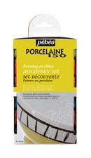 12 x 20ml Porcelaine 150 Paint Bottles Starter Set China Ceramic Painting Pebeo